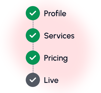 You’re in charge of services, prices and calendar — we just give you the tools.
